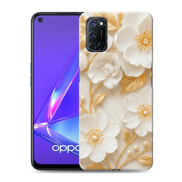 Силиконовый чехол на OPPO A52 с принтом Цветы