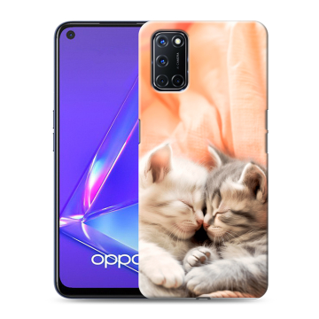 Силиконовый чехол на OPPO A52 с принтом Котята Силиконовый чехол на OPPO A52 с принтом Котята