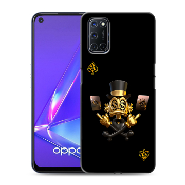 Силиконовый чехол на OPPO A52 с принтом Золотой скрудж макдак Силиконовый чехол на OPPO A52 с принтом Золотой скрудж макдак