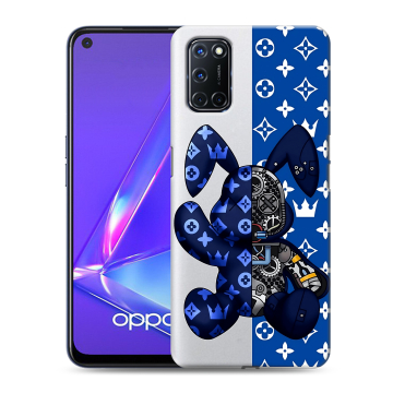 Силиконовый чехол на OPPO A52 с принтом Луи робот Силиконовый чехол на OPPO A52 с принтом Луи робот