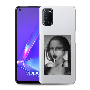 Силиконовый чехол на OPPO A52 с принтом Мона Лиза Силиконовый чехол на OPPO A52 с принтом Мона Лиза