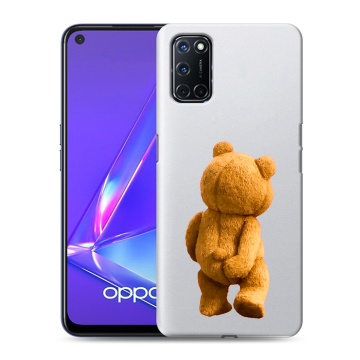 Силиконовый чехол на OPPO A52 с принтом Медведь