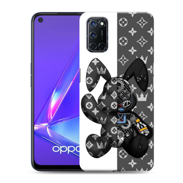 Силиконовый чехол на OPPO A52 с принтом Луи робот