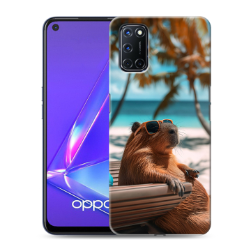 Силиконовый чехол на OPPO A52 с принтом Капибара