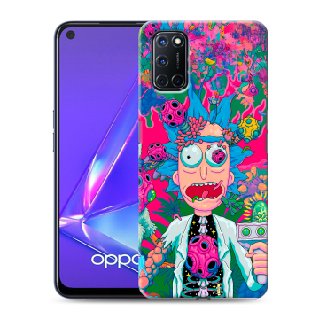 Силиконовый чехол на OPPO A52 с принтом Рик и Морти Rick Morty Силиконовый чехол на OPPO A52 с принтом Рик и Морти Rick Morty