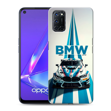 Силиконовый чехол на OPPO A52 с принтом БМВ BMW Силиконовый чехол на OPPO A52 с принтом БМВ BMW
