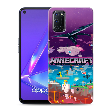 Силиконовый чехол на OPPO A52 с принтом Майнкрафт Minecraft Силиконовый чехол на OPPO A52 с принтом Майнкрафт Minecraft