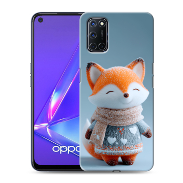 Силиконовый чехол на OPPO A52 с принтом Лиса