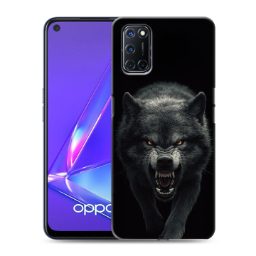 Силиконовый чехол на OPPO A52 с принтом Волк