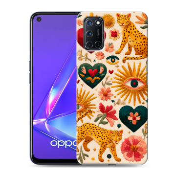 Силиконовый чехол на OPPO A52 с принтом Модный принт