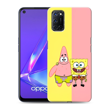 Силиконовый чехол на OPPO A52 с принтом Спанч боб Спанчбоб