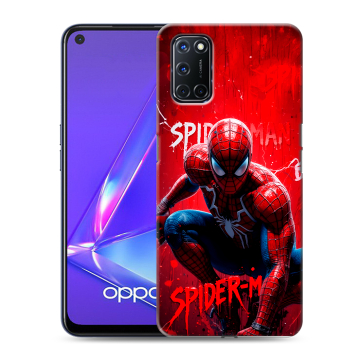 Силиконовый чехол на OPPO A52 с принтом Spiderman Человек паук