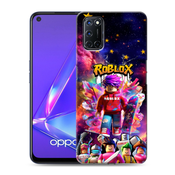 Силиконовый чехол на OPPO A52 с принтом Roblox Роблокс