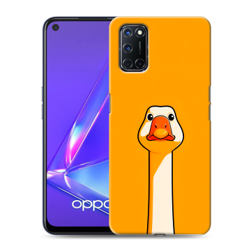 Силиконовый чехол на OPPO A52 с принтом Смешная утка