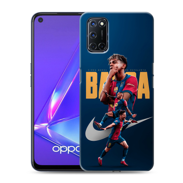 Силиконовый чехол на OPPO A52 с принтом Барселона Barca Yamal 