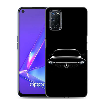 Силиконовый чехол на OPPO A52 с принтом Mercedes Мерседес