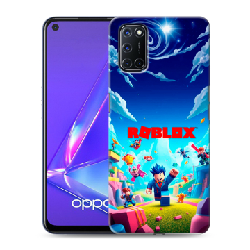 Силиконовый чехол на OPPO A52 с принтом Roblox Роблокс Силиконовый чехол на OPPO A52 с принтом Roblox Роблокс