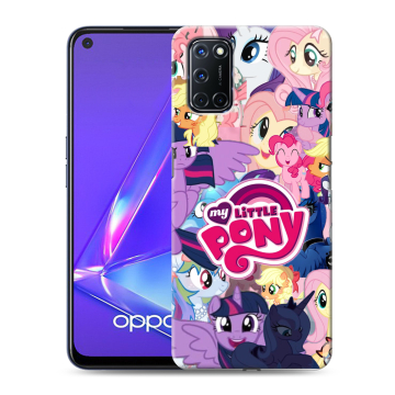 Силиконовый чехол на OPPO A52 с принтом My little pony Дружба чудо