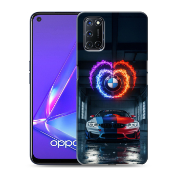 Силиконовый чехол на OPPO A52 с принтом BMW БМВ Силиконовый чехол на OPPO A52 с принтом BMW БМВ