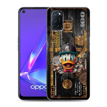 Силиконовый чехол на OPPO A52 с принтом Дональд Дак Доллар
