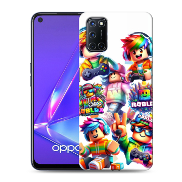 Силиконовый чехол на OPPO A52 с принтом Roblox Роблокс Силиконовый чехол на OPPO A52 с принтом Roblox Роблокс