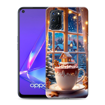 Силиконовый чехол на OPPO A52 с принтом Новый год