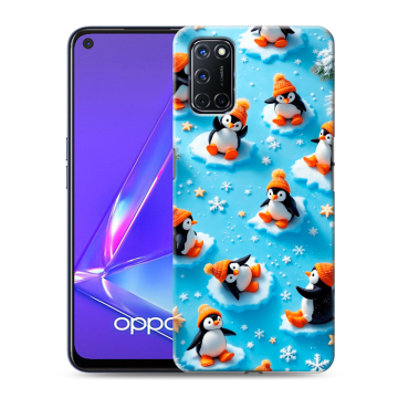 Силиконовый чехол на OPPO A52 с принтом Новый год