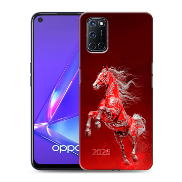 Силиконовый чехол на OPPO A52 с принтом Новый год