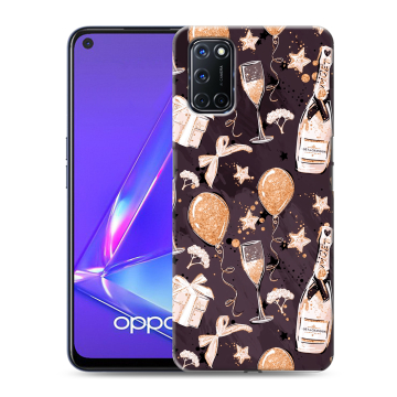Силиконовый чехол на OPPO A52 с принтом Новый год