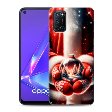 Силиконовый чехол на OPPO A52 с принтом Новый год