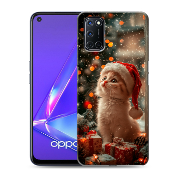 Силиконовый чехол на OPPO A52 с принтом Новый год
