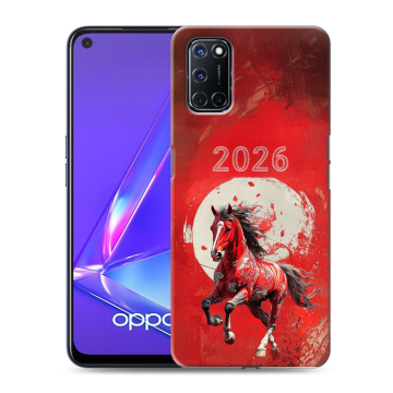 Силиконовый чехол на OPPO A52 с принтом Новый год
