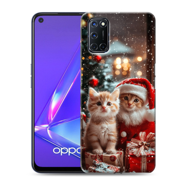 Силиконовый чехол на OPPO A52 с принтом Новый год