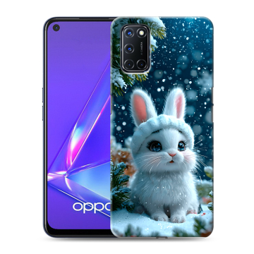 Силиконовый чехол на OPPO A52 с принтом Новый год