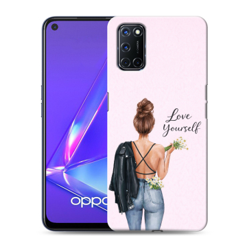Силиконовый чехол на OPPO A52 с принтом женский Силиконовый чехол на OPPO A52 с принтом женский