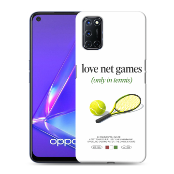 Силиконовый чехол на OPPO A52 с принтом для девочек