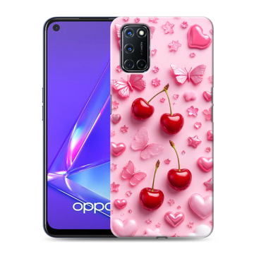Силиконовый чехол на OPPO A52 с принтом для девочек