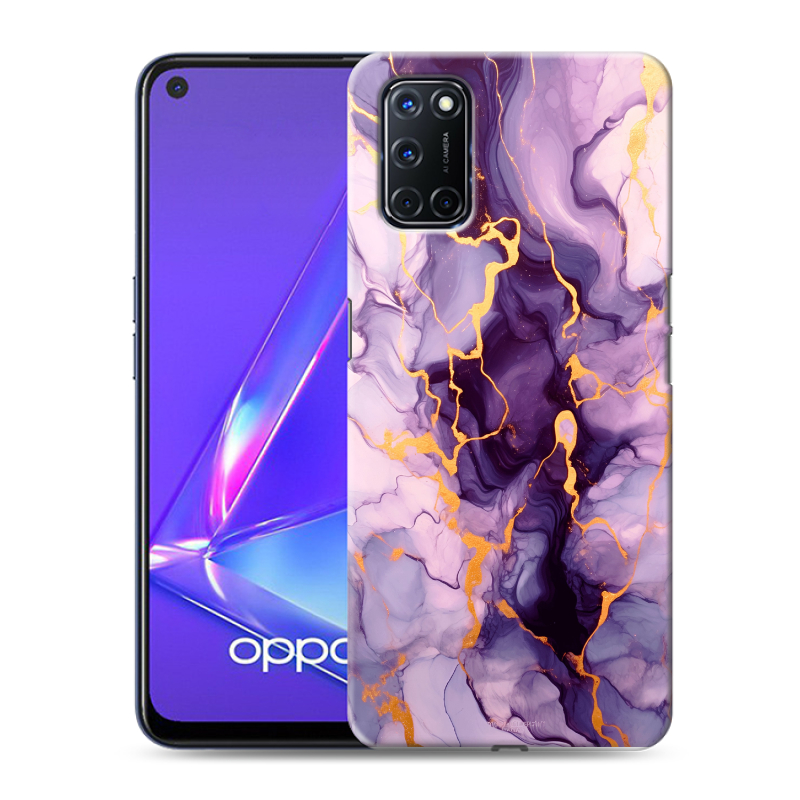 Пластиковый чехол на OPPO A52 с принтом Мрамор Пластиковый чехол на OPPO A52 с принтом Мрамор