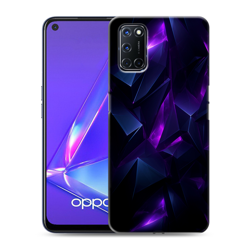 Пластиковый чехол на OPPO A52 с принтом Абстракиция Пластиковый чехол на OPPO A52 с принтом Абстракиция