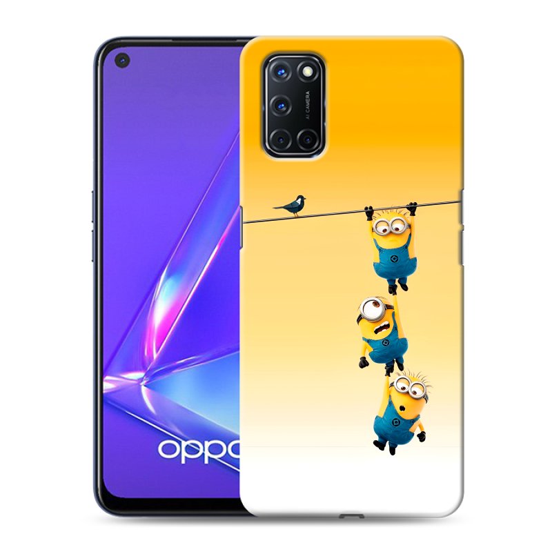 Силиконовый чехол на OPPO A52 с принтом Миньоны Силиконовый чехол на OPPO A52 с принтом Миньоны