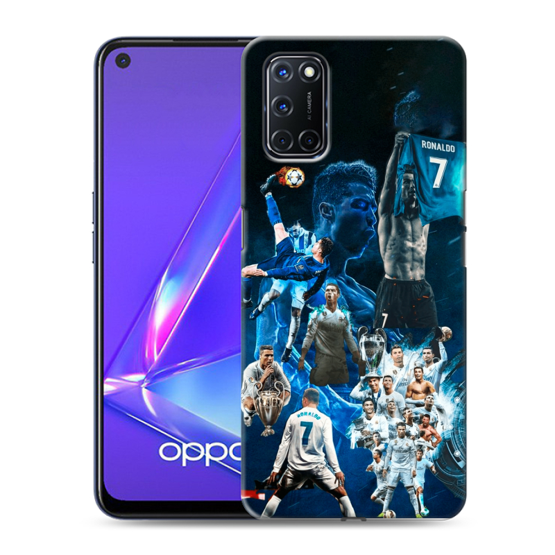 Пластиковый чехол на OPPO A52 с принтом Реал Роналдо Пластиковый чехол на OPPO A52 с принтом Реал Роналдо