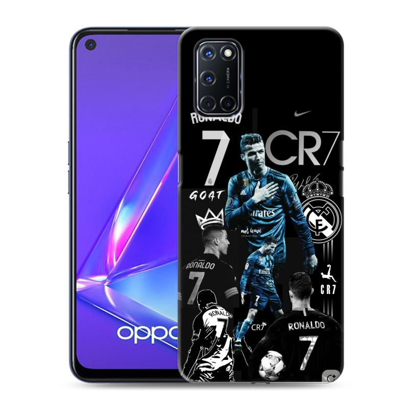 Пластиковый чехол на OPPO A52 с принтом Реал Роналдо Пластиковый чехол на OPPO A52 с принтом Реал Роналдо