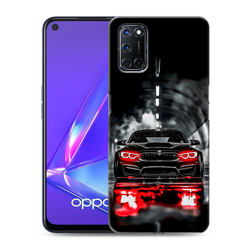 Пластиковый чехол на OPPO A52 с принтом BMW БМВ Пластиковый чехол на OPPO A52 с принтом BMW БМВ