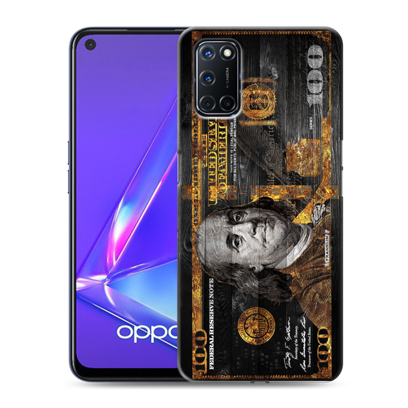 Силиконовый чехол на OPPO A52 с принтом Доллар деньги Силиконовый чехол на OPPO A52 с принтом Доллар деньги
