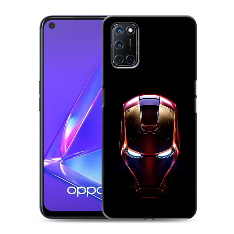 Силиконовый чехол на OPPO A52 с принтом IronMan Железный человек Силиконовый чехол на OPPO A52 с принтом IronMan Железный человек