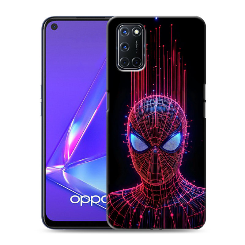 Силиконовый чехол на OPPO A52 с принтом Spiderman Человек паук Силиконовый чехол на OPPO A52 с принтом Spiderman Человек паук