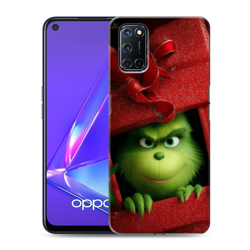 Силиконовый чехол на OPPO A52 с принтом Новый год Силиконовый чехол на OPPO A52 с принтом Новый год
