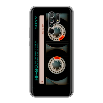 Силиконовый чехол на Xiaomi RedMi 9 с принтом Кассета Силиконовый чехол на Xiaomi RedMi 9 с принтом Кассета