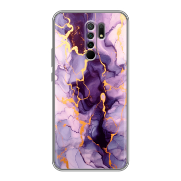 Силиконовый чехол на Xiaomi RedMi 9 с принтом Мрамор Силиконовый чехол на Xiaomi RedMi 9 с принтом Мрамор