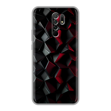 Силиконовый чехол на Xiaomi RedMi 9 с принтом Абстракция Силиконовый чехол на Xiaomi RedMi 9 с принтом Абстракция